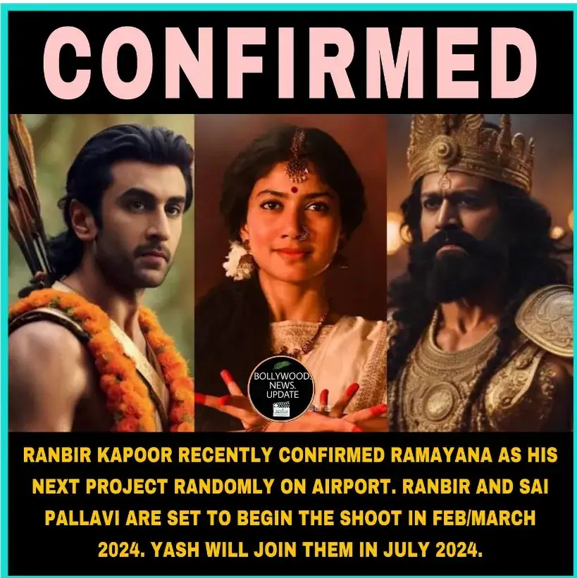 Ramayan movie Ranbir Kapoor Update