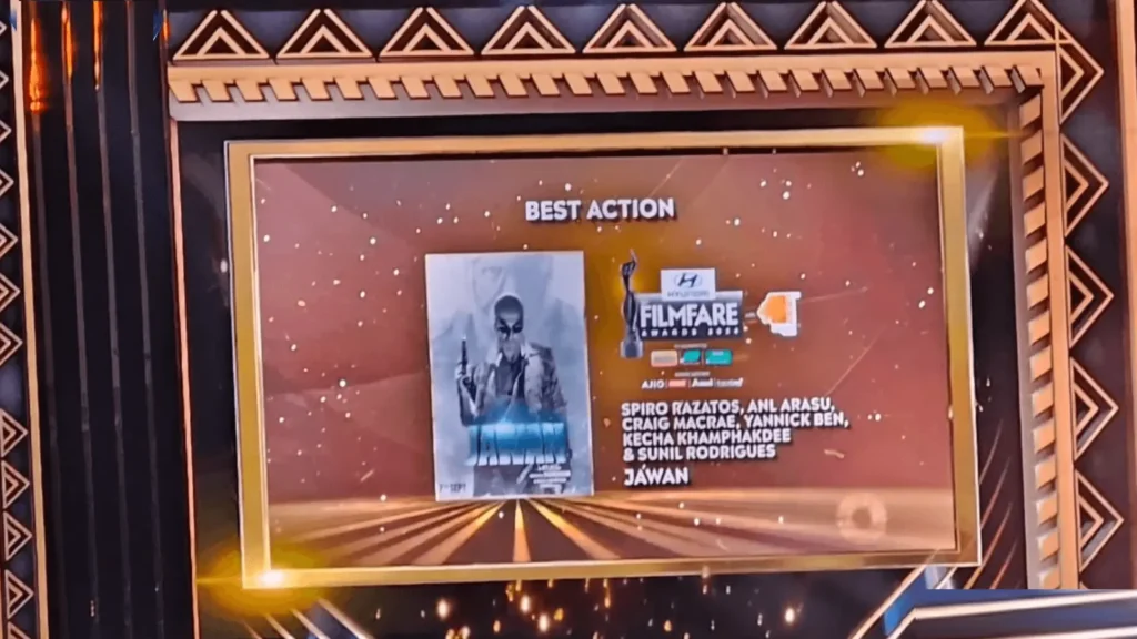 Best Action and Best VFX Filmfare Award