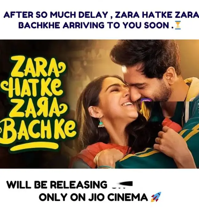 NOW Zara Hatke Zara Bachke OTT  Date CONFARM